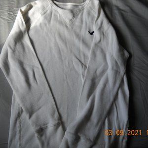 Men's American Eagle Thermal Shirt White Large